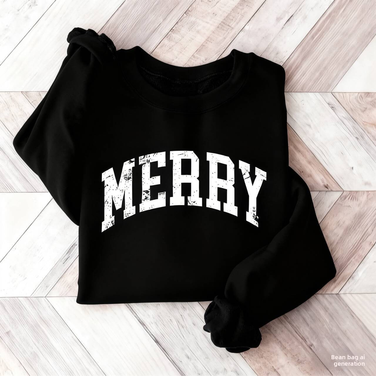 Retro Merry Sweatshirt – Vintage Vibes for a Merry Christmas