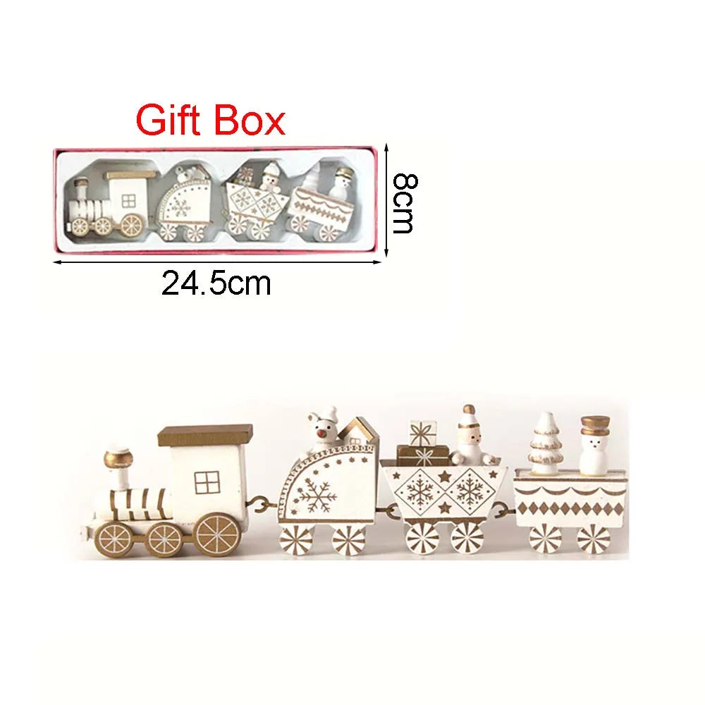 Wooden Christmas Train Decoration – Moving Festive Ornament for Home & Gifts 2026