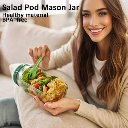 Healthy, Fresh & Fun Lunches — Anywhere! 🍎 TOPMELON Salad Pod for Kids