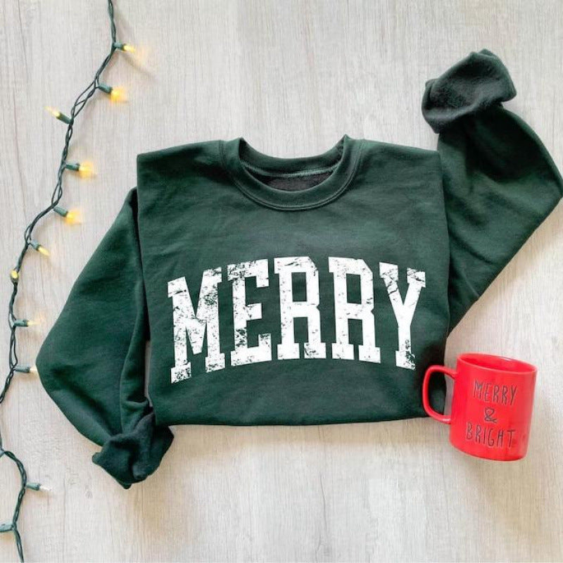 Retro Merry Sweatshirt – Vintage Vibes for a Merry Christmas