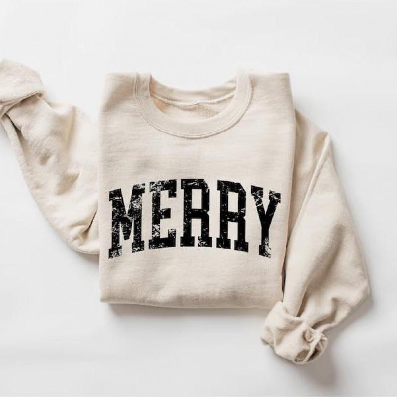 Retro Merry Sweatshirt – Vintage Vibes for a Merry Christmas
