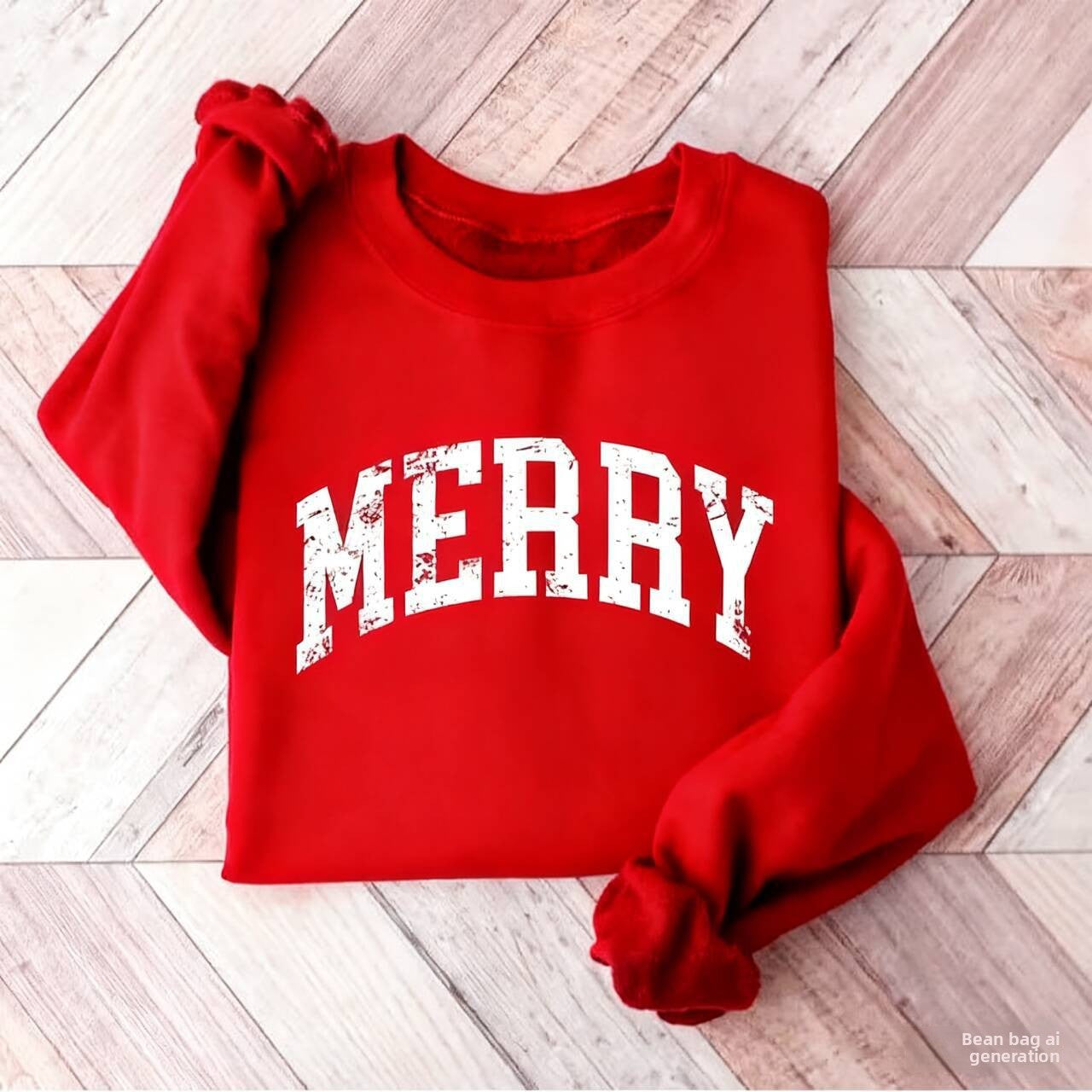 Retro Merry Sweatshirt – Vintage Vibes for a Merry Christmas