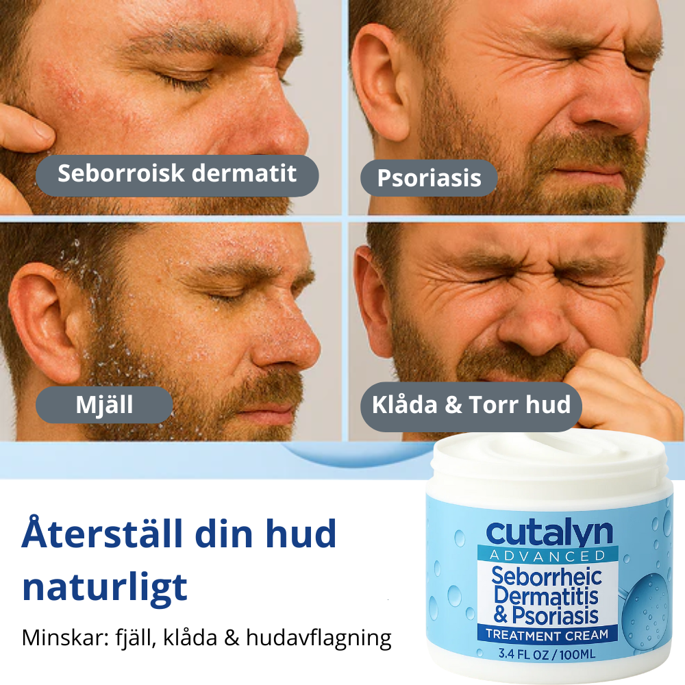 Cutalyn® Duo+ ⎜ Målriktad lindring för skägg och hårbotten