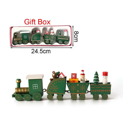 Wooden Christmas Train Decoration – Moving Festive Ornament for Home & Gifts 2026