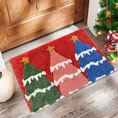 Festive Santa & Gingerbread Christmas Door Mat – Warm Welcome for the Holidays