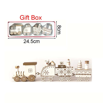 Wooden Christmas Train Decoration – Moving Festive Ornament for Home & Gifts 2026