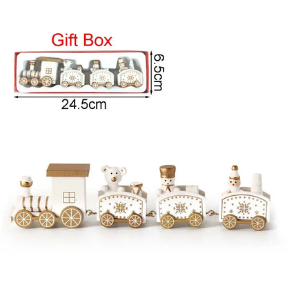 Wooden Christmas Train Decoration – Moving Festive Ornament for Home & Gifts 2026